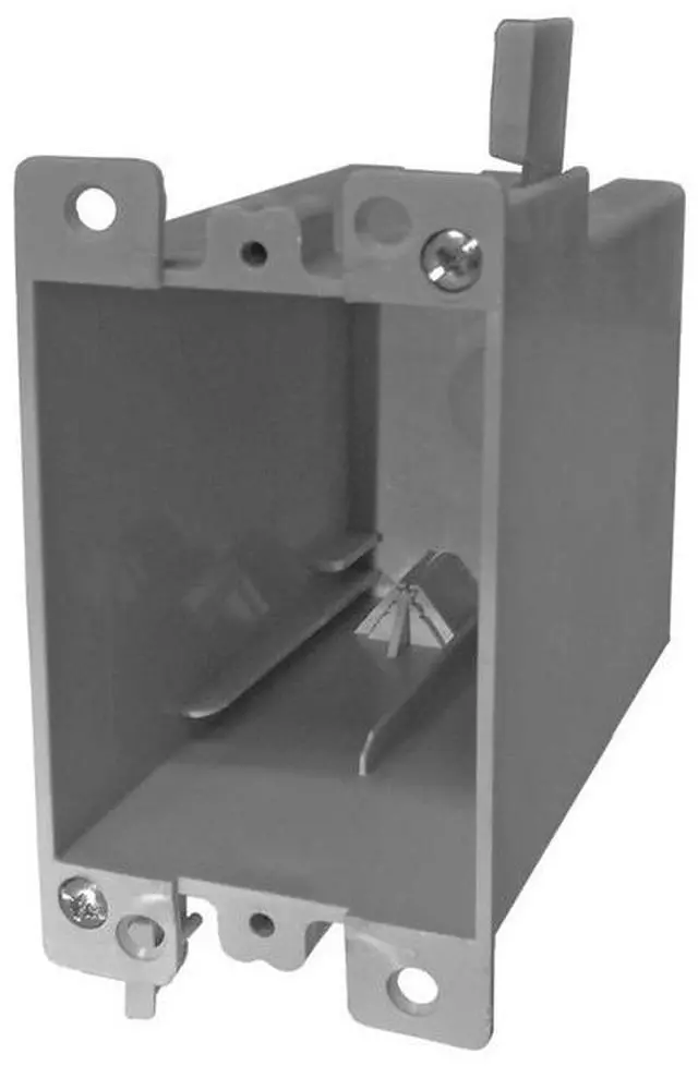 Alt view image 3 of 3 - Cantex Electrical Box,1 Gang,14 cu. in.,PVC HAWA EZ14SOR
