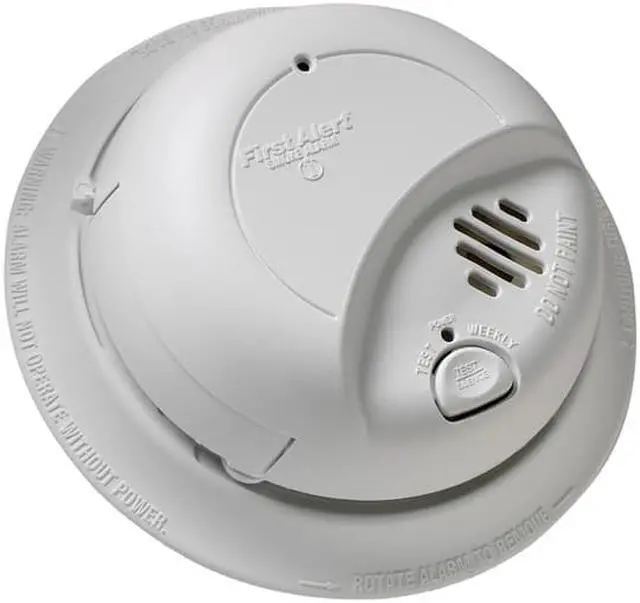 Alt view image 6 of 7 - BRK ELECTRONICS - 9120B 120V Smoke Alarm, 9V Battery Backup (Not a CO Detector)