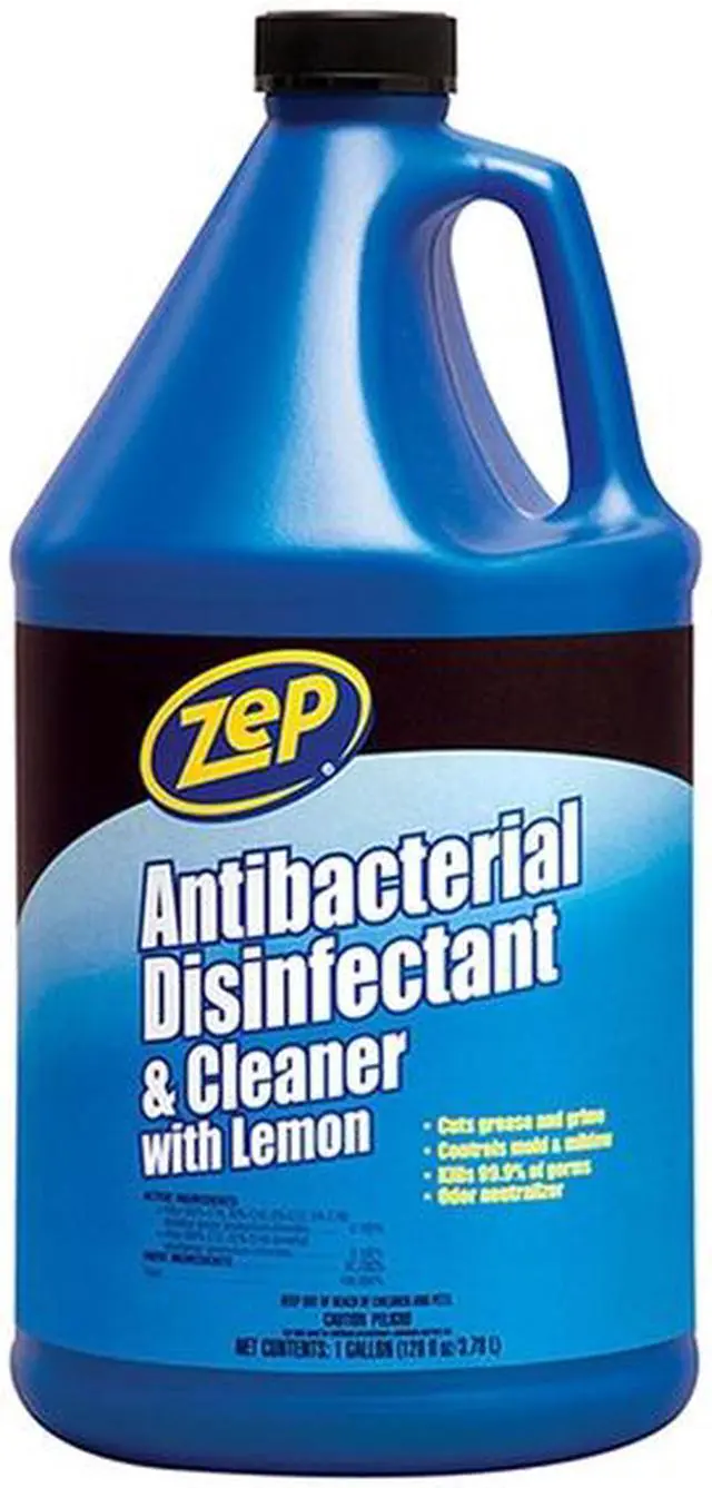 Alt view image 6 of 11 - Zep Antibacterial Disinfectant & Cleaner with Lemon - 1 gal.