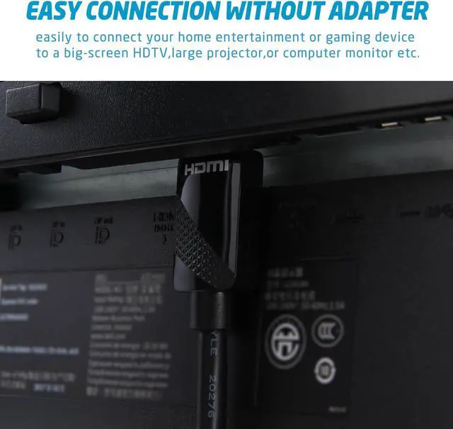 Alt view image 7 of 7 - XINCA HDMI Cable 2ft HDMI 2.0 Cable Supports 1080p 3D 2160p 4K 60Hz HDR ARC 18Gbps 28AWG HDMI Cable for Most HDMI Devices Compatible with UHD TVs and More Featured Series