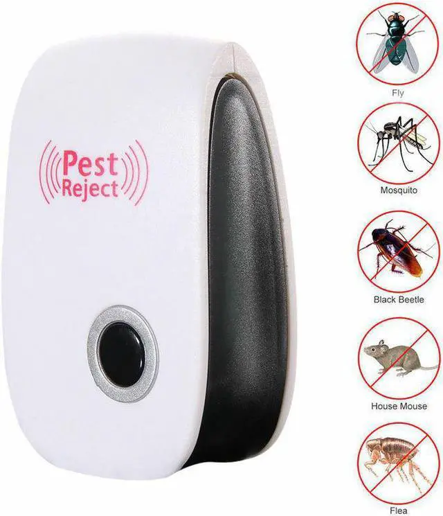 Alt view image 5 of 6 - 8x Ultrasonic Electronic Anti Mosquito Pest Bug Insect Cockroach Repeller Reject