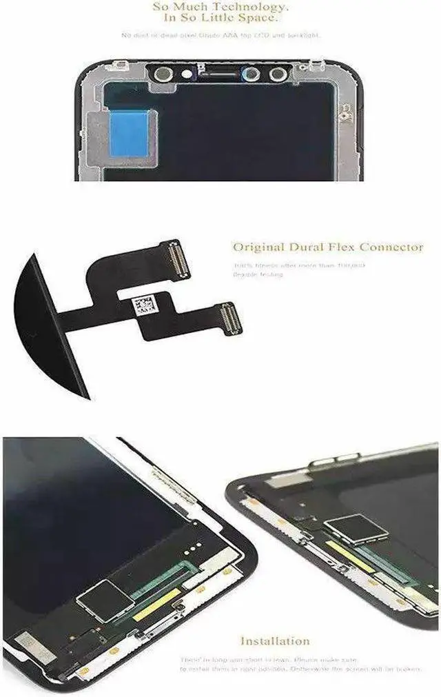 Alt view image 3 of 5 - US New Display LCD Touch Screen Digitizer Assembly Replacement For iPhone X 10