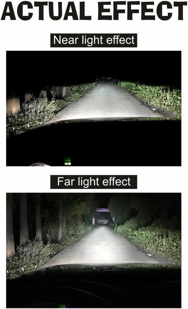 Alt view image 5 of 6 - Fog Bulb for 2009-2017 Dodge Ram 1500 2500 3500 4500 6x LED Headlight Hi/Lo beam