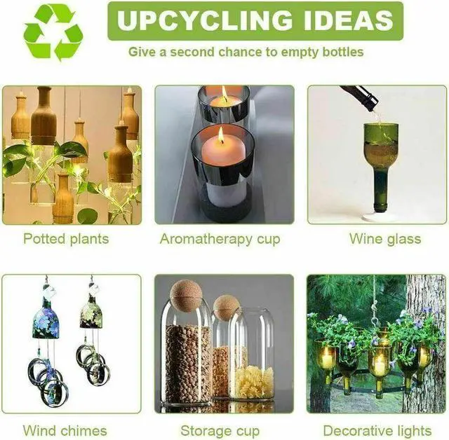 Alt view image 4 of 6 - Beer Glass Wine Bottle Cutter Cutting Knife Machine DIY Kit Craft Recycle Tool