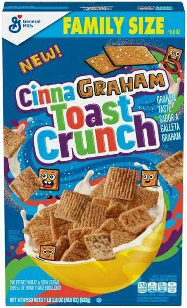 Main image of CinnaGraham Toast Crunch Family Size Box 18.8OZ