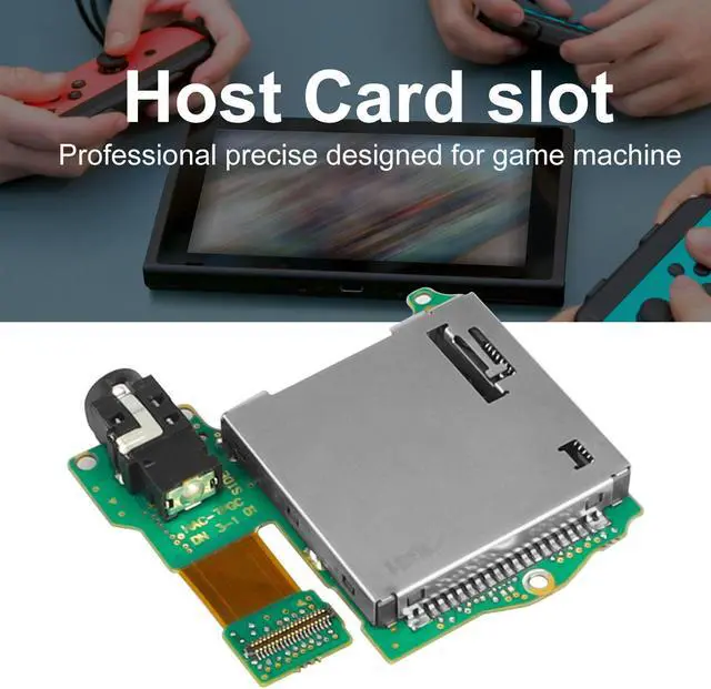 Alt view image 2 of 6 - Headphone Jack Game Card Slot Reader Replacement for  Switch Console US