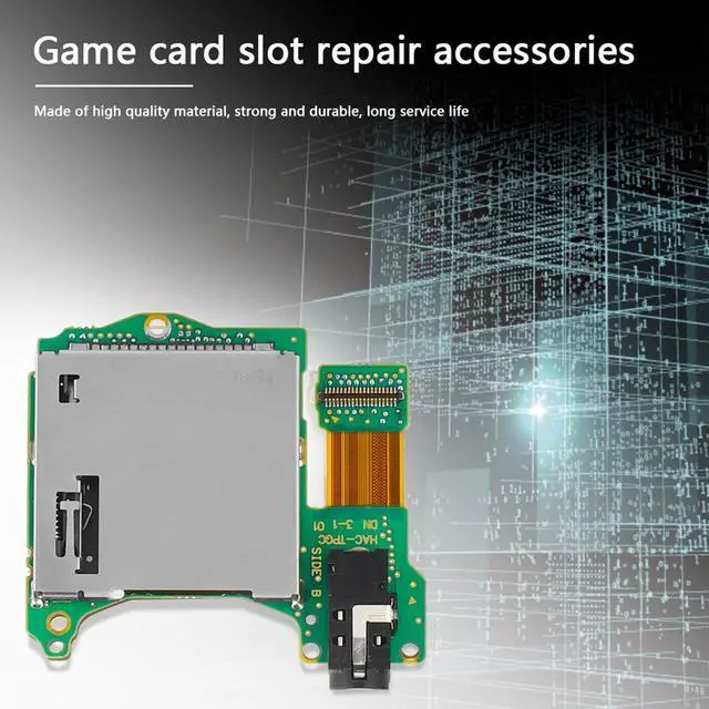Alt view image 4 of 6 - Headphone Jack Game Card Slot Reader Replacement for  Switch Console US