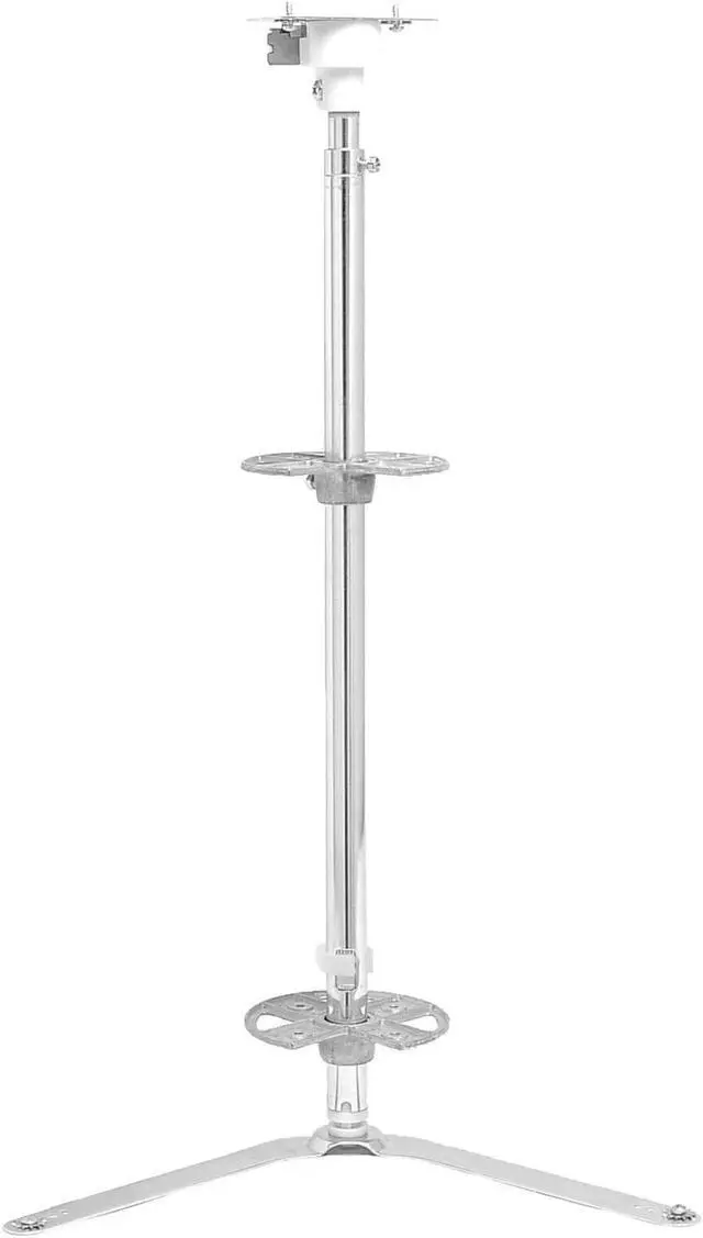 Alt view image 3 of 5 - 6942-24-15-52 28 Inch Polymer Pie-Cut 2-Shelf Lazy Susan, Almond