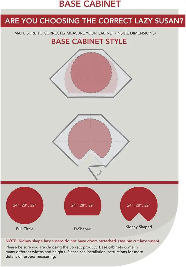 Alt view image 5 of 5 - 6942-24-15-52 28 Inch Polymer Pie-Cut 2-Shelf Lazy Susan, Almond