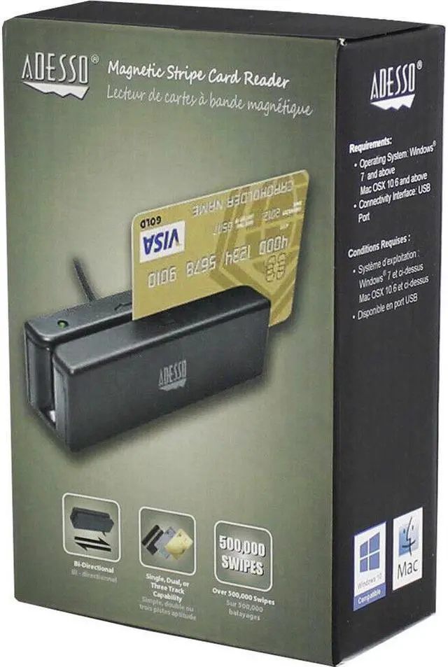 Alt view image 5 of 6 - Standalone MSR Mag Card Reader