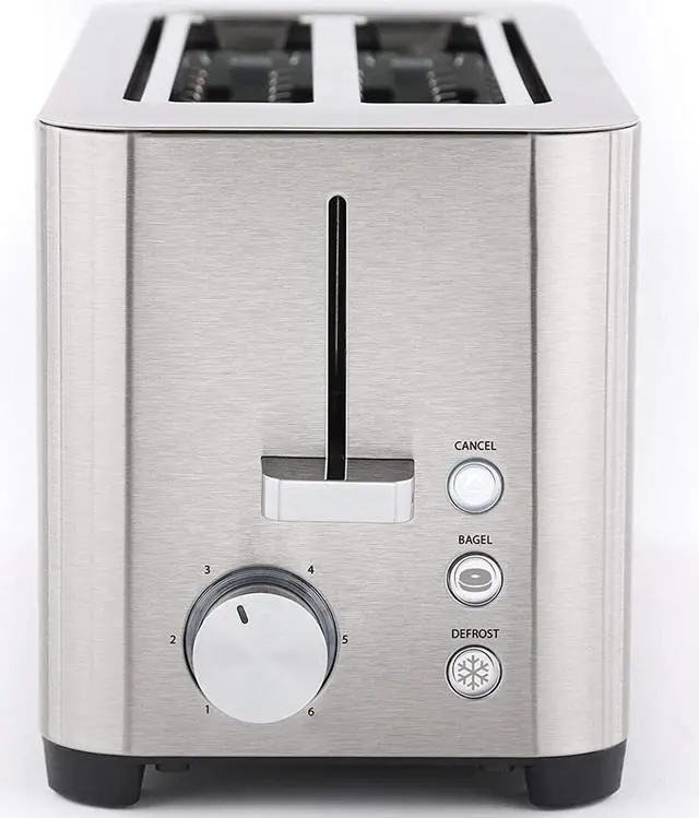 Alt view image 5 of 6 - Classico T4 Four-Slice Toaster w/ Wide Slot, 6 Browning Levels, Stainless