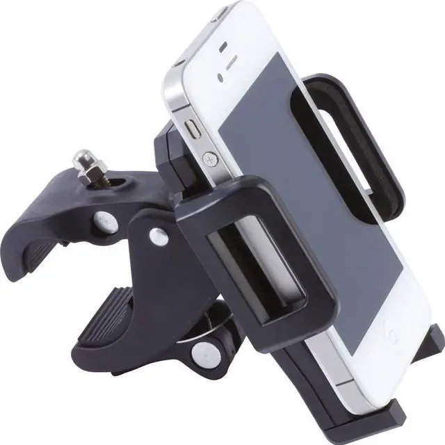 Main image of Diamond Plate Adjustable Motorcycle/Bicycle Phone Mount