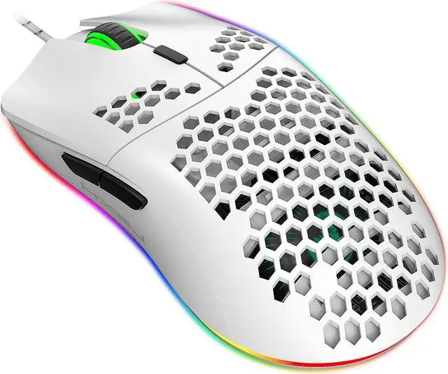 Alt view image 2 of 6 - Glorious Model O Minus GOM-WHITE Matte White Gaming Mouse