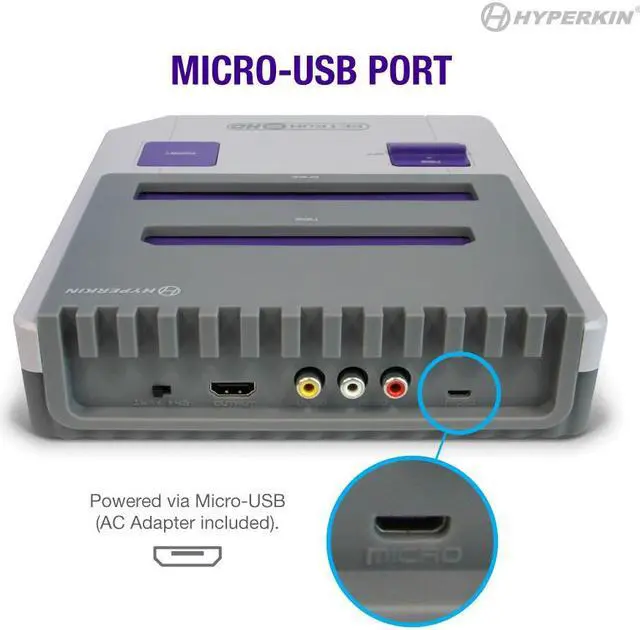 Alt view image 15 of 20 - Hyperkin RetroN 2 HD Gaming Console for Nintendo NES / SNES / Super Famicom - Gray