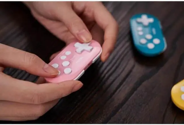 Alt view image 5 of 11 - 8BitDo Zero 2 Controller - Pink