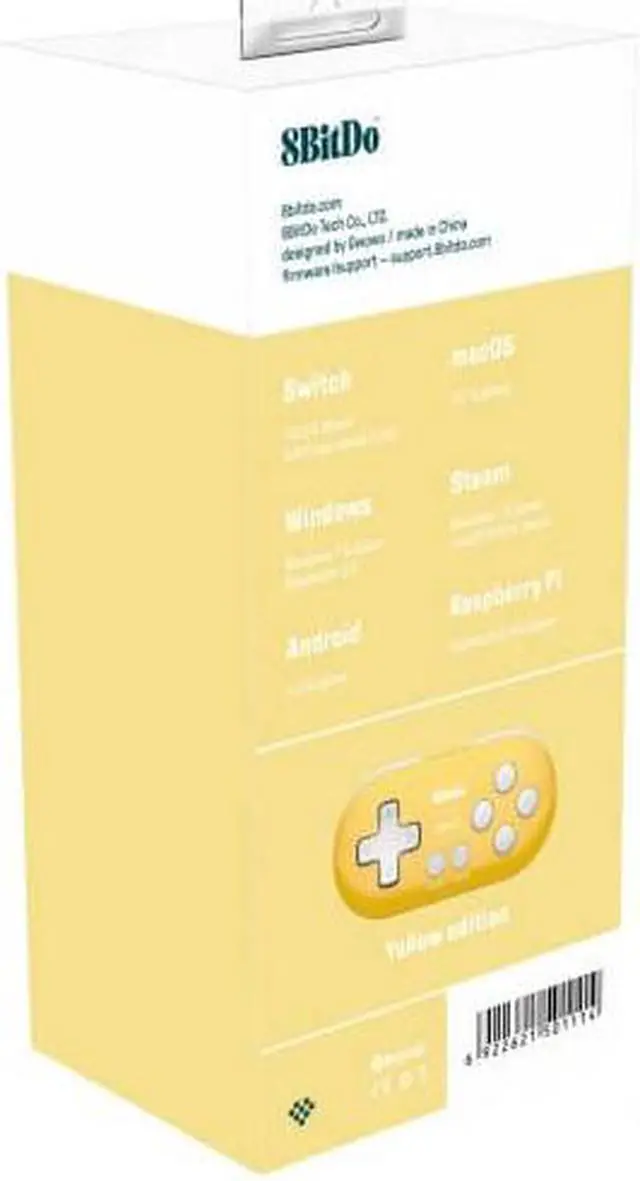 Alt view image 2 of 5 - 8bitdo Zero 2 BT (Yellow) Gamepad