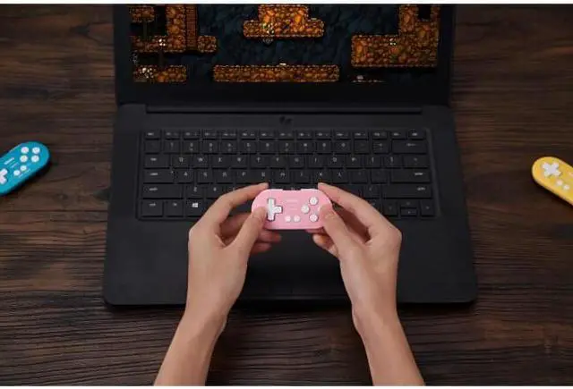 Alt view image 4 of 11 - 8BitDo Zero 2 Controller - Pink