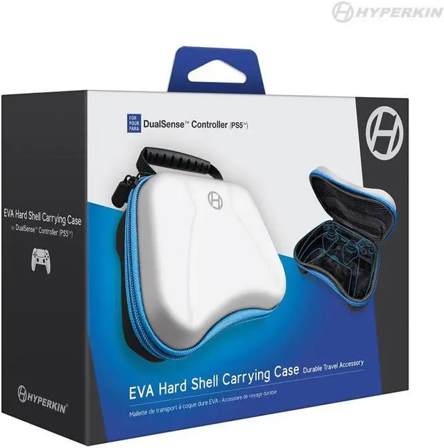 Alt view image 4 of 5 - Hyperkin M07483-WH EVA Hard Shell Carrying Case For DualSense® (PS5®) (White)