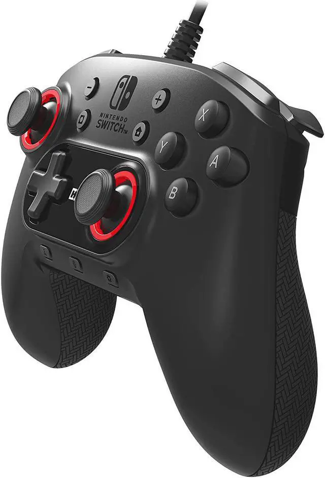 Alt view image 3 of 10 - HORI Nintendo Switch HORIPAD Plus+ Wired Controller - Black