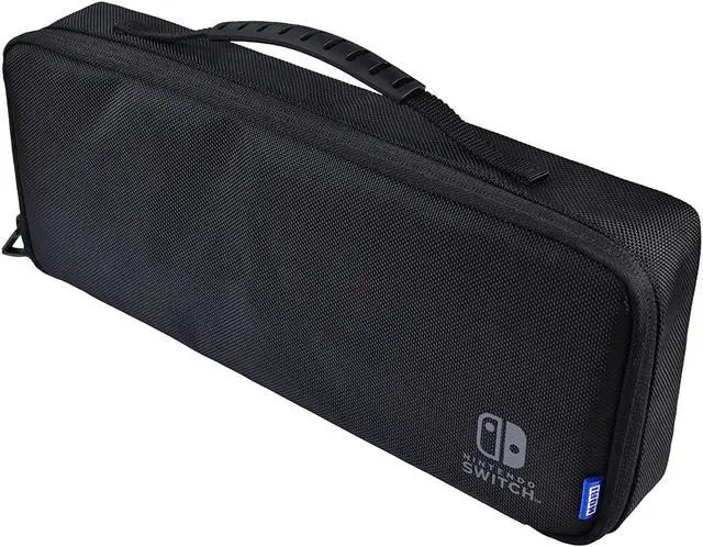 Alt view image 2 of 7 - HORI Nintendo Switch Cargo Pouch Travel Case - Black