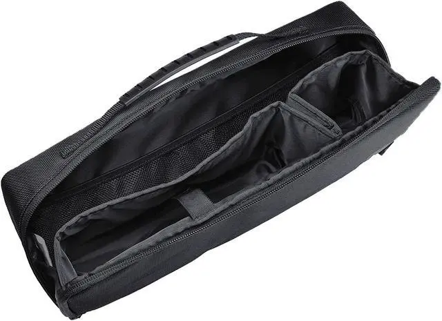 Alt view image 3 of 7 - HORI Nintendo Switch Cargo Pouch Travel Case - Black