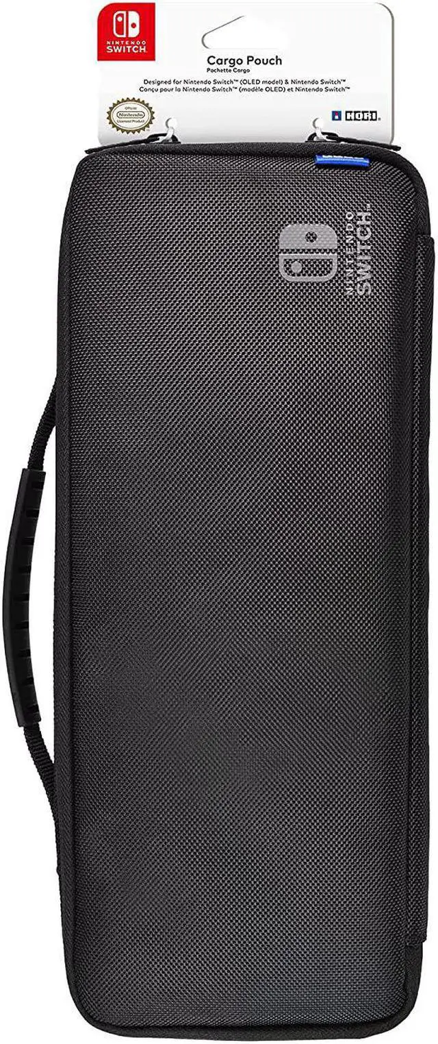 Alt view image 7 of 7 - HORI Nintendo Switch Cargo Pouch Travel Case - Black