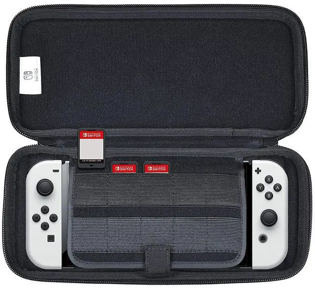 Alt view image 6 of 7 - HORI Nintendo Switch Slim Tough Pouch - Black