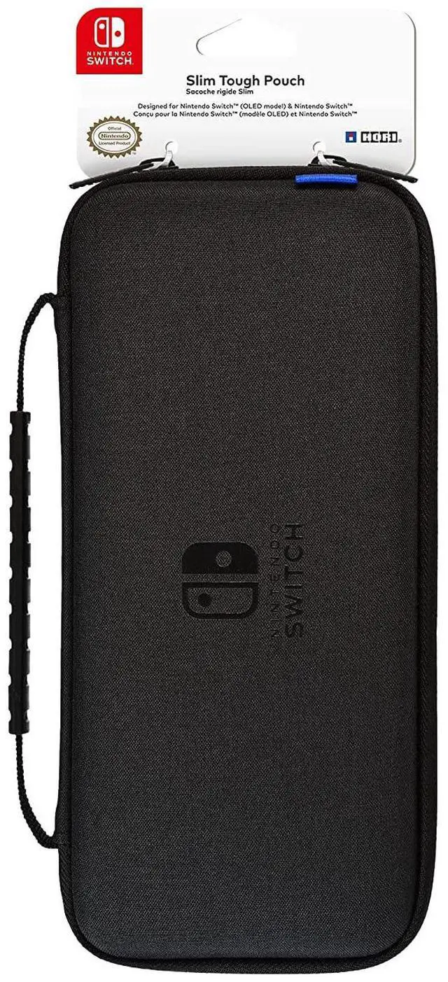 Alt view image 7 of 7 - HORI Nintendo Switch Slim Tough Pouch - Black