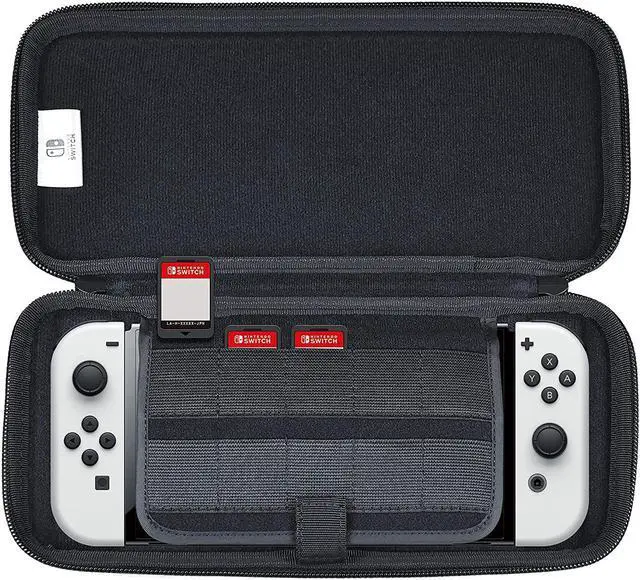 Alt view image 6 of 7 - HORI Nintendo Switch Slim Tough Pouch - Red