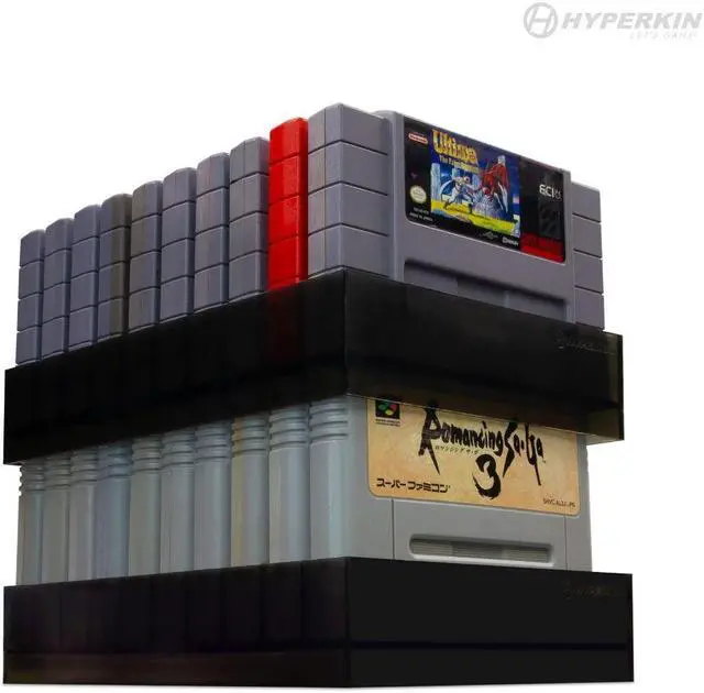 Alt view image 5 of 6 - Hyperkin 10-Cartridge Storage Stand (2 Pack) For SNES®