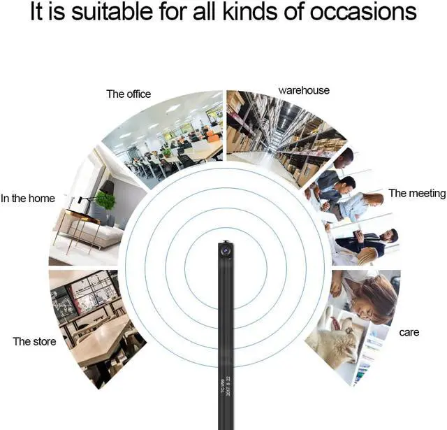 Alt view image 7 of 7 - Spy Camera Hidden Camera Nanny Cam, Mini Camera 4K DIY Ultra HD with Wireless WiFi Camera, Portable Home Security Indoor Outdoor Secret Pinhole Small Camera