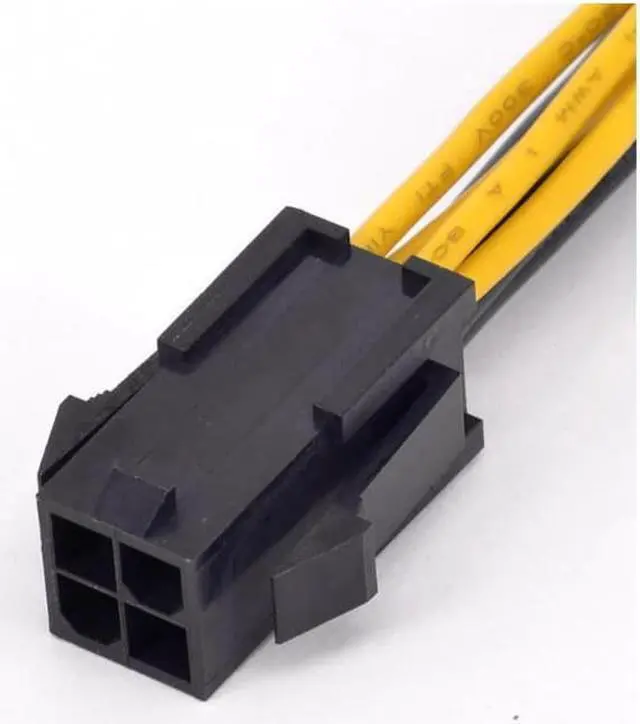 Alt view image 5 of 6 - 4Pin CPU Power supply Extension Cord Cable 18 AWG Y Splitter ATX 12V P4 Power Port Female 1 to 2 Female Connector Cable 20cm