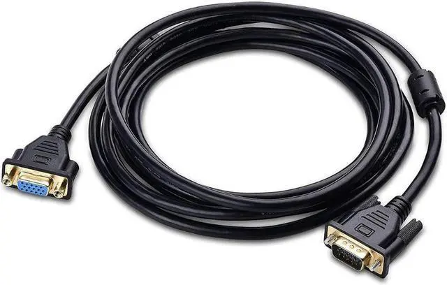 Alt view image 3 of 6 - VGA Extension Cable (VGA Cable Male to Female) - 10 Feet