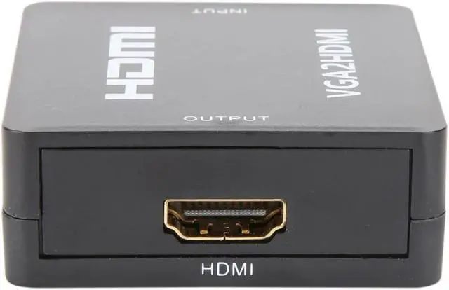 Alt view image 4 of 5 - VGA to HDMI, GANA 1080P Full HD Mini VGA to HDMI Audio Video Converter Adapter Box With USB Cable and 3.5mm Audio Port Cable Support HDTV for PC Laptop Display Computer Mac Projector