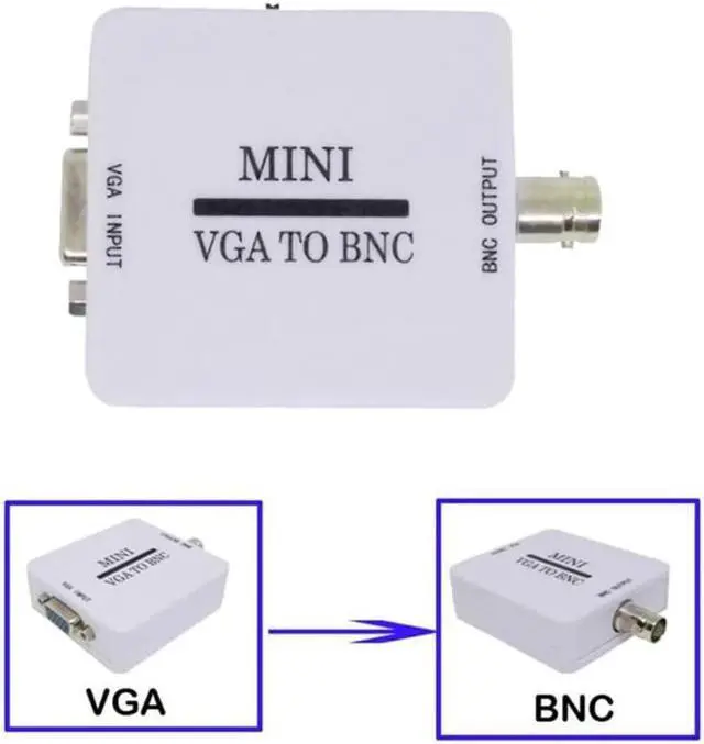 Alt view image 3 of 6 - Mintata2019 Mini VGA to BNC Converter HD 1080PSupport NTSC PAL Output Surveillance Video Converter Adapter
