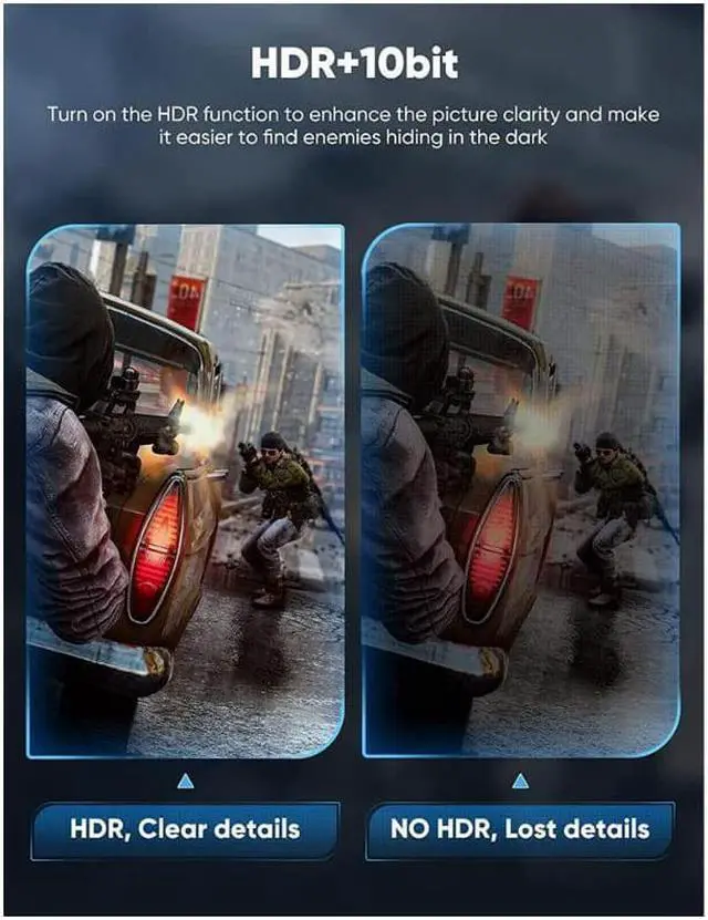 Alt view image 4 of 6 - VESA Certified DisplayPort Cable 1.4, Capshi 8K DP Cable 20 FT (8K@60Hz, 4K@144Hz, 1080P@240Hz) HBR3 Support 32.4Gbps, HDCP 2.2, HDR10 FreeSync G-Sync for Gaming Monitor 3090 Graphics PC (Grey)