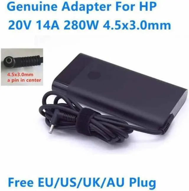 Main image of 20V 14A 280W TPN-CA26 M94073-002 M95376-001 Power Supply AC Adapter For HP Laptop Charger