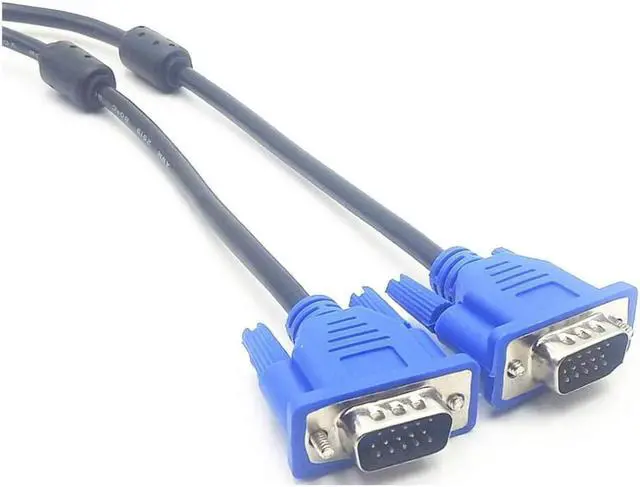 Alt view image 4 of 4 - VGA-VGA Standard 15-Pin VGA Male to VGA Male Cable, 4.8Ft(3+5)