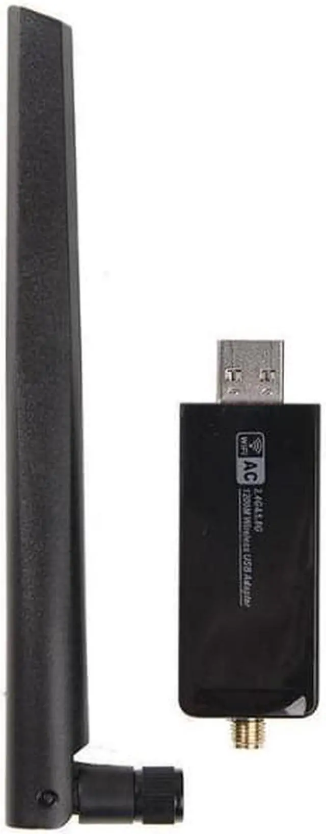 Alt view image 7 of 7 - RTL8812AU Chipset 1200Mbps 2.4GHz/5GHz 802.11ac WiFi USB Adapter Dongle Antenna