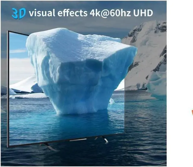 Alt view image 3 of 7 - 4 Port DisplayPort KVM Switch 3D UHD 4K@60Hz 4 In 1 Out USB and DP KVM Switcher For 4 PCs Share Keyboard Mouse Monitor and USB 2.0 Devices, With 4 USB Cables