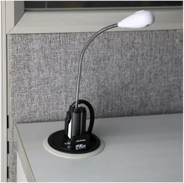 Alt view image 4 of 4 - 2.5" Grommet Hole - In Desk - USB 3.1 Gen I 3 Port Hub/ BC 1.2 USB Charger with SD Card Reader