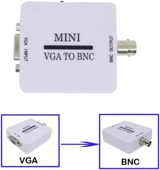 Alt view image 4 of 6 - COFIER VGA to BNC Converter HD 1080PSupport NTSC PAL Output Surveillance Video Converter Adapter