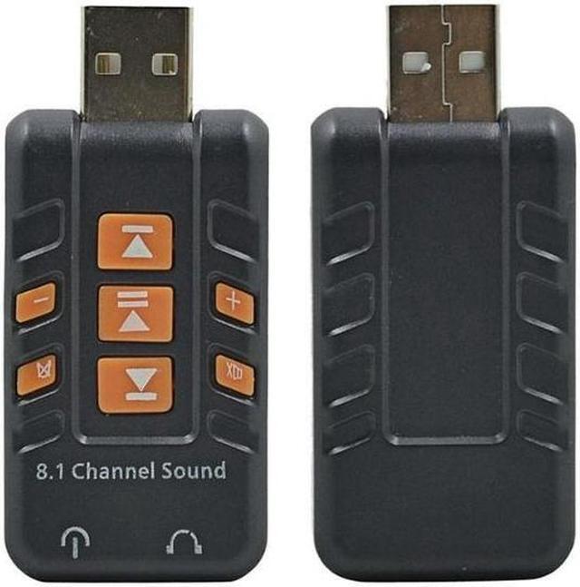 Alt view image 2 of 4 - USB Sound Card 8.1 Channel Virtual Audio Adapter AmplifierShell White Black Sound Cards for PC Computer