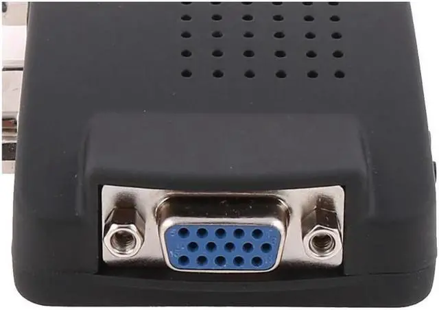 Alt view image 3 of 7 - Global Bargains AC 100-240V 0.3A DC 5V 2A S-Video PC to TV AV BNC to VGA Converter AC/DC Adapter