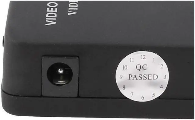 Alt view image 7 of 7 - Global Bargains AC 100-240V 0.3A DC 5V 2A S-Video PC to TV AV BNC to VGA Converter AC/DC Adapter