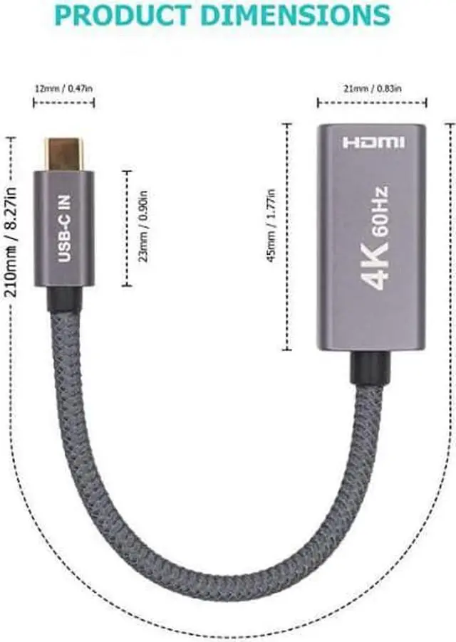 Alt view image 2 of 7 - USBC Male to USB31 Gen2 Female Adapter Cable TypeC OTG Cable Speed Up to 10Gbps Black