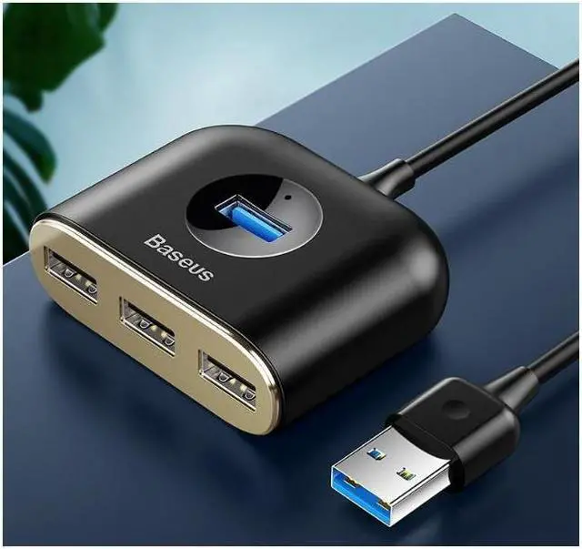 Main image of USB 3.0/Type-C to 3 Port USB 3.0 + 2 port USB 2.0 HUB Multifunctional 5GB/s High Speed Docking Station For Laptop - OEM