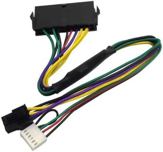 Alt view image 2 of 2 - 24 Pin to 6 Pin ATX Power Adapter Cable for HP Z220 Z230 SFF MT TWR Series 4000 6005 8300 ProDesk 600 G1 EliteDesk 800 G1 13-inch(33cm)