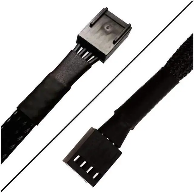 Main image of 4 Pin PWM Fan Extension Cable,TeamProfitcom PC Fan Power Braided Sleeved Extension Cable Adapter Case 4-Pin Cooling Fans Cable 24 inches (3 Pack)
