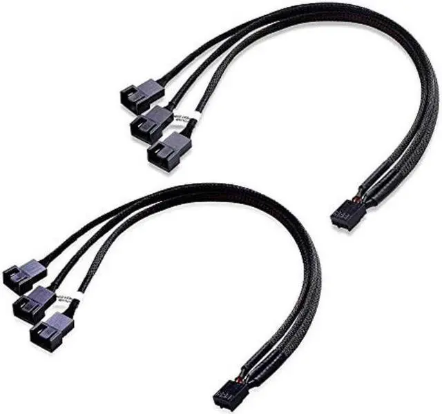 Alt view image 7 of 7 - Endlesss 6 Pin Male to 8 Pin (6+2) Male PCIe Adapter Power Cable PCI Express Extension Cable 12.5 Inches (6 Pack)